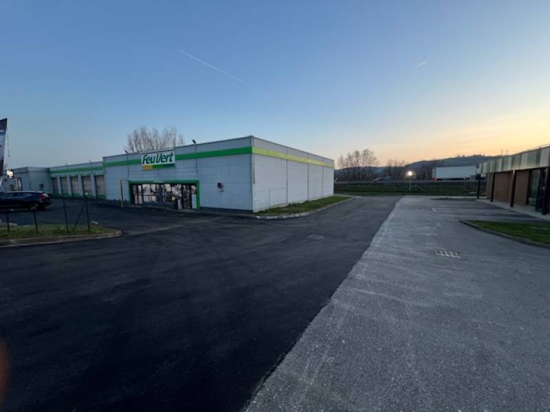 Réfection d’un parking d’une enseigne commerciale à Chasse-Sur-Rhône (69)
